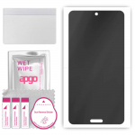apgo Hydrogel Privacy Matte Screen Protector for Sharp Aquos S3 mini, Anti Spy, Hydrogel Film, Flexible, Soft TPU with positioning layer easy installa