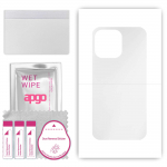 apgo Ultra Clear Protective Skin Sticker for the back compatible with Cubot P80, Wrap Film, Hydrogel Film, Flexible, Soft TPU with positioning layer e