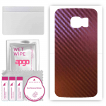 apgo skin sticker film foil vinyl for the BACK compatible with Samsung Galaxy S6 G920, scratch-resistant, easy to install - Carbon Chameleon CAKA5