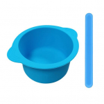 Silikoonvaha kausikomplekt Easy Clean mittenakkuv karvaeemalduspott spaatliga roosa