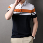 Kevadine l&uuml;hikeste varrukatega Slim Business Gentleman noortes&auml;rk Kaelus Meeste T-s&auml;rk 48