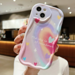 Armas silikoon&uuml;mbris Xiaomi Redmi Note 13 12 11 Samsung A54 A24 A14 Oppo A78 A58 A38 Infinix Note 30 Pro Funda Pink Love Heart Cover jaoks Pehme TPU kaitseraua jaoks Infinix Hot 10 Play