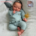 50 cm pehmest riidest keha Virsikud Reborn Baby Doll 3D mitme kihiga, maalib nahka Elutruu t&auml;isvin&uuml;&uuml;list T&uuml;drukute beebinukud N&auml;htavad veenid Lapse m&auml;ngukaaslane m&auml;nguasi full silicone girl