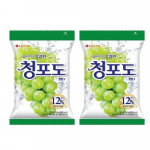 Korea rohelise viinamarja kommid 153 g / virsikukommid 153 g / Korea suupisted / kommid Green Grape Candy 153g x2