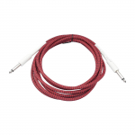 Kitarri kaabel elektrilise instrumendi kaabli bassi juhe 6,35 mm otse otse elektrikitarri jaoks 3m punane