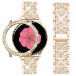 Rihma &uuml;mbrise kaitse Samsung Galaxy Watch 6 5 40 mm 44 mm metallist k&auml;ev&otilde;ru jaoks Galaxy Watch 4 44 mm 40 mm ribaga teemantkattega Galaxy watch 4 40mm