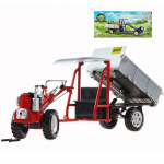 1/16 skaala roomikuga metalltraktor laste v&otilde;idus&otilde;idum&auml;nguasja mudel reproduktsioon kaunistus peen kingituste valik 1/16-Size:25*10*6.3cm