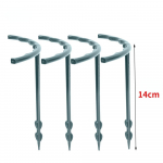 Tugivaia alus Taimede tugivaia lilledele Kasvuhoonete paigutus Kinnitusvarda hoidik Aiat&ouml;&ouml;riistad 14*14cm-4PCS