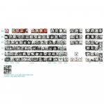 PBT 71 klahv Ahegao Keycap Dye Sublimation Anime klahvikork DIY GK61 GK64 klaviatuuri jaoks 108 key