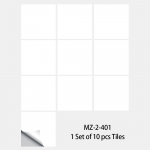 10 tk/komplekt Imiteeritud marmorist PVC keraamilised plaadid plekkide ennetamiseks Renoveeritud isekleepuv paber kodukaunistamiseks Dekoratiivkiled seinakleebised 10cm&times;10cm&times;10pcs