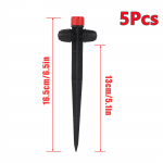 8 auguga konsool Tilguti lukustatud &uuml;hendusotsik Aed r&otilde;du Lillepeenar Taimepott Kastmisemitter kastmistarvikud 5/50 tk punane
