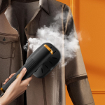 Kaasaskantav triikimismasin K&auml;eshoitav triikraud, p&ouml;&ouml;ratav p&ouml;&ouml;ratav aurutriikraud, kokkupandav reisir&otilde;ivas riidest riiete jaoks Kodu- ja reisikink One Size must