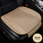 SEAMETAL suvine autoistme kate hingav j&auml;&auml;siidist Four Seasons autoistme padja kaitsepadja esipadi sobib enamikule autodele 1PC Front Seat Cushion