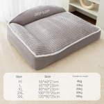 Koer Diivan Paks Plush Kass Kennel Talvine Soe Magamismatt Suur Koer Kuldne Retriiver Samo Eemaldatav pestav lemmiklooma voodi L-65x50x23cm