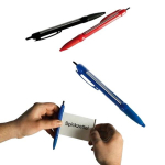 Stylo triche banni&egrave;re d&eacute;roulante bloc note cach&eacute; pour tricher noir