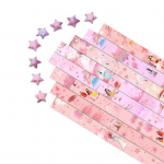 540 tk v&auml;rvilised origami t&auml;hepaberribad isetegemine, h&otilde;lpsasti kokkuvolditav erksav&auml;rviline kahepoolne origami paber Lucky Stari kaunistus C