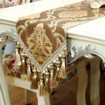 Kvaliteetne žakaarlauad Lipp Puuvillane Lina Lillede Maalimine Laua jooksur Kodukaunistus TV Tee S&ouml;&ouml;gilaud Laudlina Matt Tutt Ripats 30*183cm