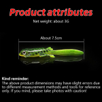 Lua pehme s&ouml;&ouml;t, pehme nukk, 7,5 cm/3G, &auml;ikese konnasisaliku imitatsioon, pehme s&ouml;&ouml;t, pehme silikoon