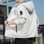 Kevadjope meeste noorte korea versioon vabaaja spordijakk, avar kapuutsiga jakk XXXXXL