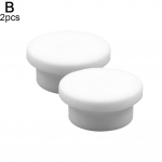 2/10 tk kummist valamu &uuml;levoolu &auml;ravoolukate T-t&uuml;&uuml;pi silikoonkorgiga vanni valamu tihend vannitoa jaoks Z7R0 white-2pcs