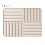 Silikoonist &auml;ravoolumatt Multifunktsionaalne libisemisvastane kuivatuslapp k&ouml;&ouml;gin&otilde;ude jaoks P&otilde;lemisvastased alusalused kiirt&uuml;hjendusmatid kodubaari restoranile beež