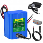 PALO 12 V XZ01 aku 5600 mAh liitiumioonaku elektrim&auml;nguasjade jaoks Robot Elektrooniline klaver suletud ahelaga kaamera heli +EU Plug