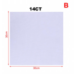 11Ct 14Ct Aida riie tikandid ristpistes kangas isetehtud n&auml;put&ouml;&ouml; &otilde;mblusriie 14CT 30*30cm