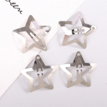 4 tk h&otilde;bedase v&auml;rvi Star Bb juuksen&otilde;el Minimalistlik Star Snap juukseklamber t&uuml;drukutele