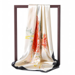 90 * 90 cm uus siidist sall naiste kevadsuvine dekoratiivne sall p&auml;ikesekaitsega reisisall S&uuml;gis- ja talvesall &otilde;huke v&auml;ljaanne 90*90CM