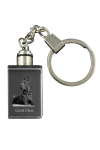 Great Dane I - Crystal key ring with dog photo, illuminated key ring, unique gift by Art-Dog brand