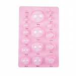 Isetegija paberist k&auml;sit&ouml;&ouml;t&ouml;&ouml;riist Quilling Half Ball Mini Papercraft Vormi valmistamise laud Art roosa