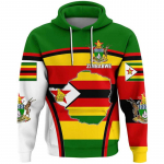 Zimbabwe Embleem Graafilised Kapuutsiga Pusad Lahtised Unisex Suurem&otilde;&otilde;dulised Kapuutsiga Dressipluusid Kevadised Vabaaja T&auml;navamoe Topid Pulloverid S