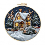 J&otilde;ulutikandikomplekt T&auml;iskasvanutele Lastele Ise ise teha tikkimisn&otilde;elakomplekt j&otilde;ulumustritega Tikandite meisterdamiskomplekt algajatele A