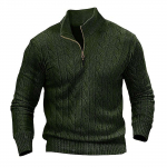 Meeste Retro Casual gradienttr&uuml;kiga kampsun XXXL must