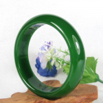 Hotan Blue Rohelise k&auml;ev&otilde;ru loomulik imitatsioon Moodne v&otilde;luv nefriitk&auml;ev&otilde;ru naiste kingitus 53-54MM