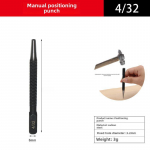 K&otilde;rge k&otilde;vadusega puuriteraviku ja k&auml;sitsi positsioneeritava keskm&auml;rgistajaga t&auml;pseks aukude puurimiseks ja m&auml;rgistamiseks. Ideaalne ringide, punktide ja ruutude asukoha m&auml;&auml;ramiseks. 1/32