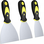 3 tk Kummist pahtlilabidad kaabitsad 1,5, 3 ja 4 tolli Kipsplaadi viimistlemise metallist kaabitsat&ouml;&ouml;riist tapeet