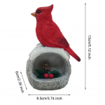 Ilmastikukindel linnukaunistus J&otilde;ululinnukaunistus Pidulik linnukujuke k&auml;bimarjaga &otilde;ue ja aia jaoks