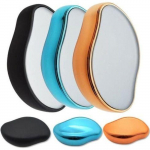 &Eacute;pilateur d'&eacute;pilation physique indolore &ndash; Gomme &agrave; cheveux en nano cristal, pour homme et femme, &eacute;pilateur rapide (noir)