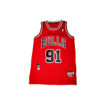Adidas NBA Rodman Bulls v&otilde;&otilde;rsillevorm 91 S&auml;rk Vintage Tikitud &Uuml;mmargune kaelus Varrukateta Korvpallivest Unisex s&auml;rgid M96485 S