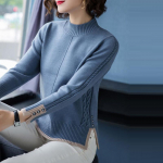 Naiste talvine lahtine suur &uuml;mara kaelusega pullover-sviiter XXXL