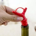 1 TK 6 * 7 cm silikoonist pudelikork Kahe pordiga pudelikapsel Sojapudeli veinikorgid &otilde;likorgid k&ouml;&ouml;gitarvikud