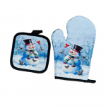 2 tk/komplekt Kuumuskindlad j&otilde;ulud Mikrolaineahjukindad Pajalapid Paksustatud Isolatsioon J&otilde;uluahjukindad Tr&uuml;kiga Isolatsioonipadi Pott