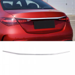 Mercedes Benz C-klassi W206 2024 2024 auto kujundamise v&auml;lisosade jaoks Paigaldage tagumine pagasiruumi tagaluugi viimistlus roostevabast terasest kroomkleebis