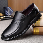 kingad Meeste Loafers Ehtsast nahast Slip On Business vabaaja nahast kingad Klassikalised pehmed mokasiinid Hombre hingavad meeste kingad Lamedad 37 must