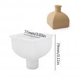 DIY vaas, silikoonvorm, lillepott Epoksiidvaigust valuvormi Loominguliste kaunistuste tegemine k&auml;sit&ouml;&ouml;na