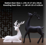 J&otilde;ulukaunistus Moodne minimalistlik hirvede ornament Elutoa teler Veinikapi kaunistus Kodu Loominguline vaigust k&auml;sit&ouml;&ouml; valge