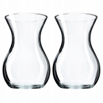 KADAX 2x Wazon Szklany Na Kwiaty 18cm Flakon