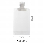 30/50/100 ml jaotuskott Vedel Lotion Kaasaskantav reisipakekott Korduvkasutatav lekkekindel &scaron;ampoonikosmeetika hoiukonteiner