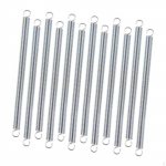 12x Extension Spring 0.047 inch Steel Multipurpose 3/8 Inchx6-1/2 for Machinery